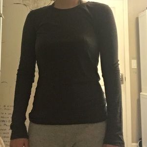 Basic Dark Grey Long Sleeve